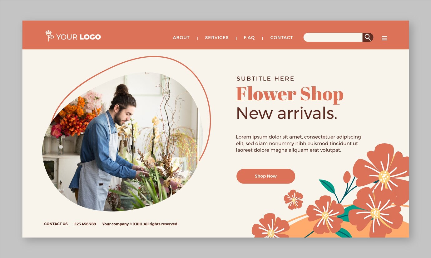 THIẾT KẾ WEBSITE SHOP HOA TƯƠI: TẠO NÊN HỆ SINH THÁI BÁN HOA THỜI ĐẠI SỐ
