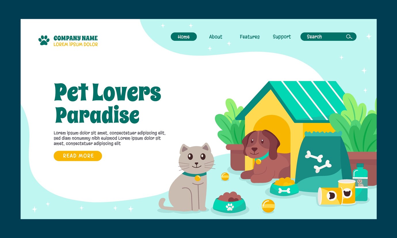 THIẾT KẾ WEBSITE PET SHOP – CÁNH CỬA KẾT NỐI NHỮNG NGƯỜI YÊU THÚ CƯNG