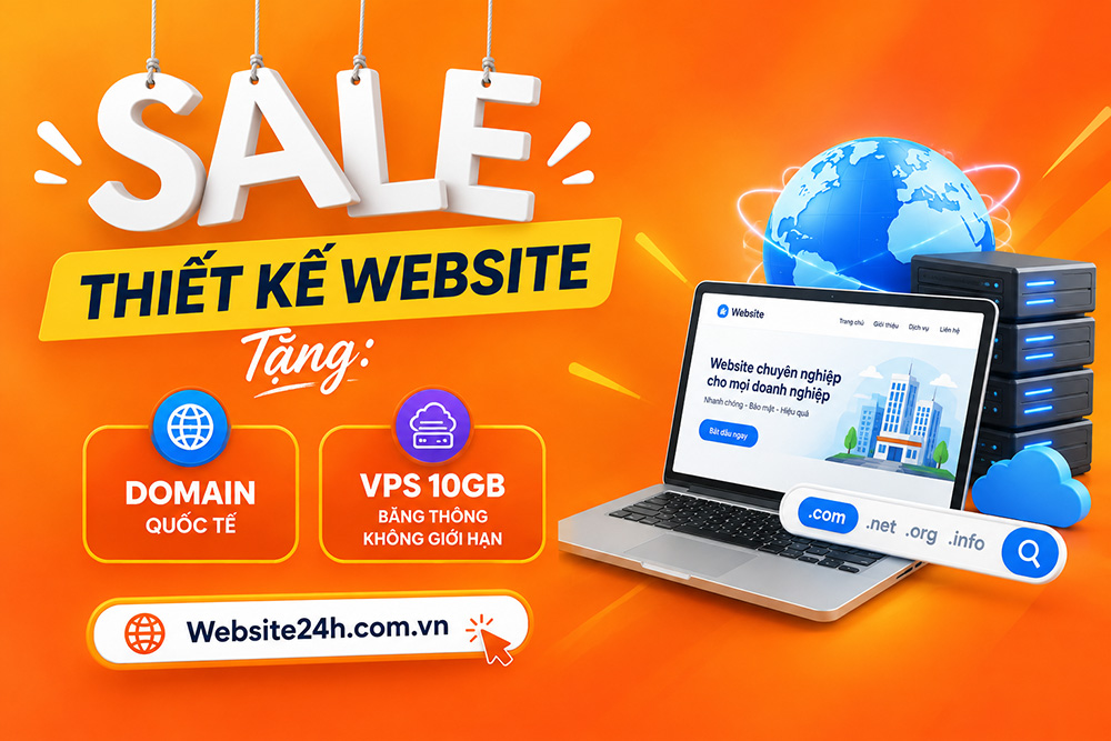 khuyến mãi thiết kế website 10:2026