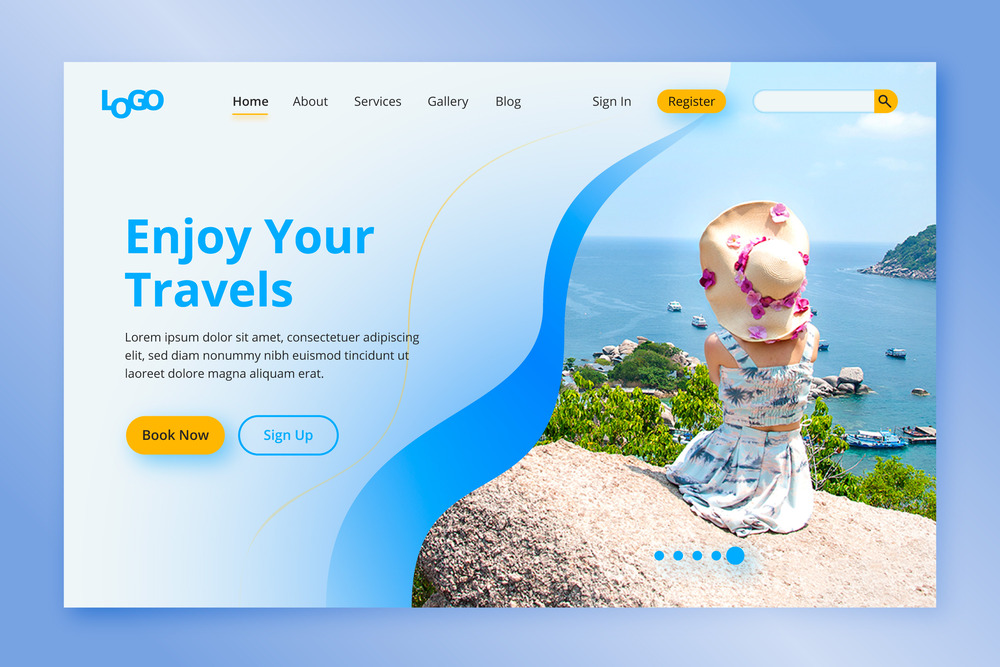 travel website