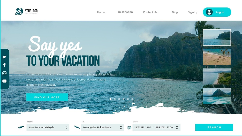 travel website